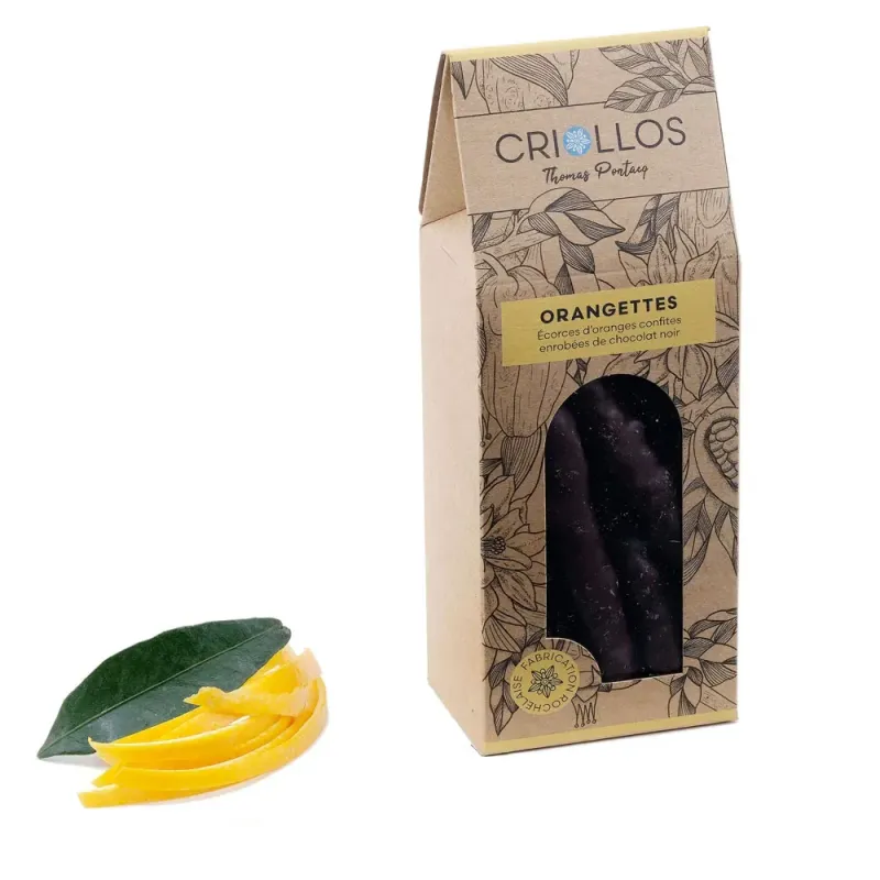 Orangettes – Écorces d’Orange Corse & Chocolat Noir 69%