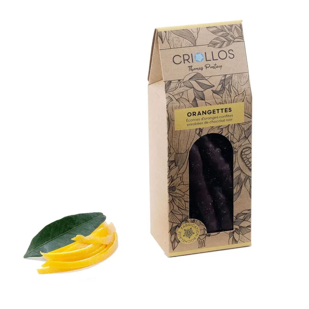 Orangettes – Écorces d’Orange Corse & Chocolat Noir 69%