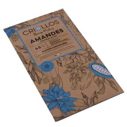 Produit - Tablette Bean to Bar Amandes – Équateur 72% & 45% – Criollos