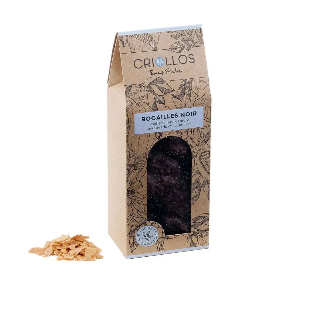 Rocailles – Crêpe Dentelle & Chocolat Noir/Lait/Mixte