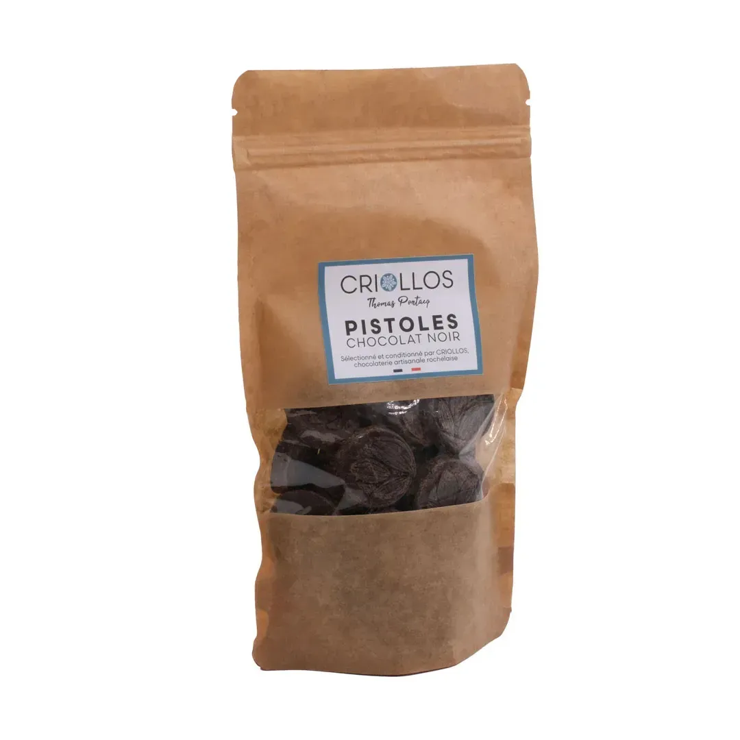 Pistoles Chocolat Noir 69% ou Lait 40% – Cameroun