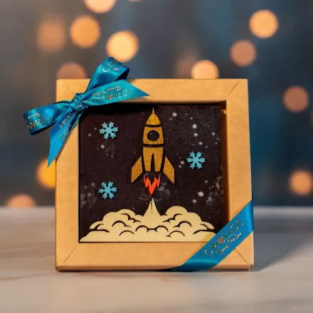 Produit - Fusée Gourmande – Praliné Croustillant & Chocolat Noir