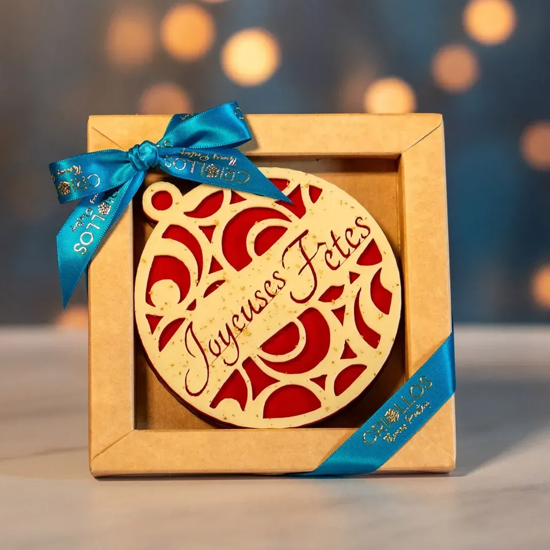 Joyeuses Fêtes – Praliné Croustillant & Chocolat Noir