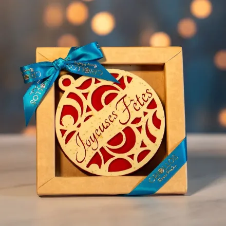 Produit - Joyeuses Fêtes – Praliné Croustillant & Chocolat Noir