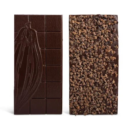 Produit - Tablette Bean to Bar – Éclats de Fèves Noir 72% Équateur