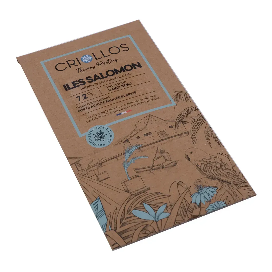 Tablette Bean to Bar – Îles Salomon David Kebu 72%