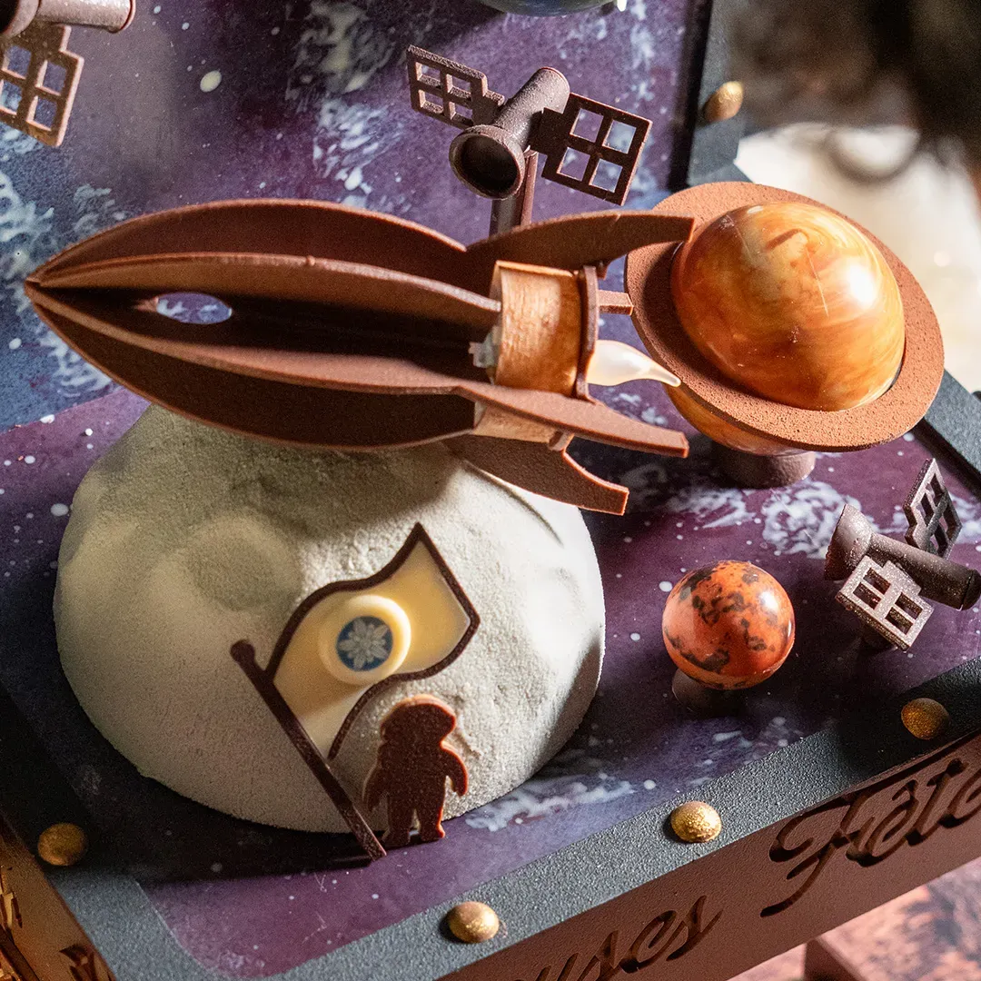 Coffrage de Bûche « La Magie du Cosmos » (Édition Limitée)