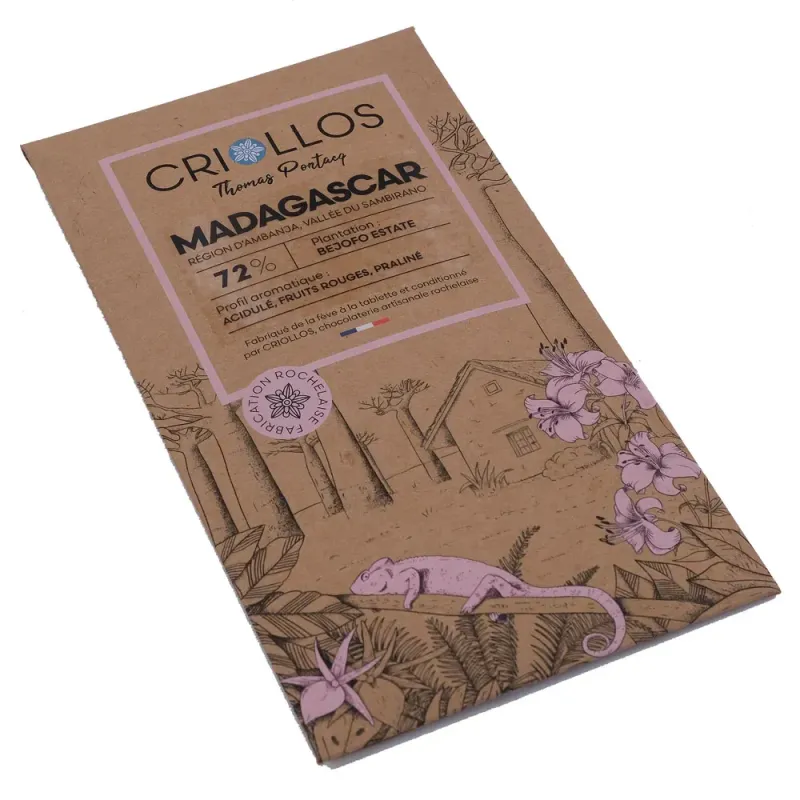 Tablette Bean to Bar – Madagascar Bejofo Estate 72%