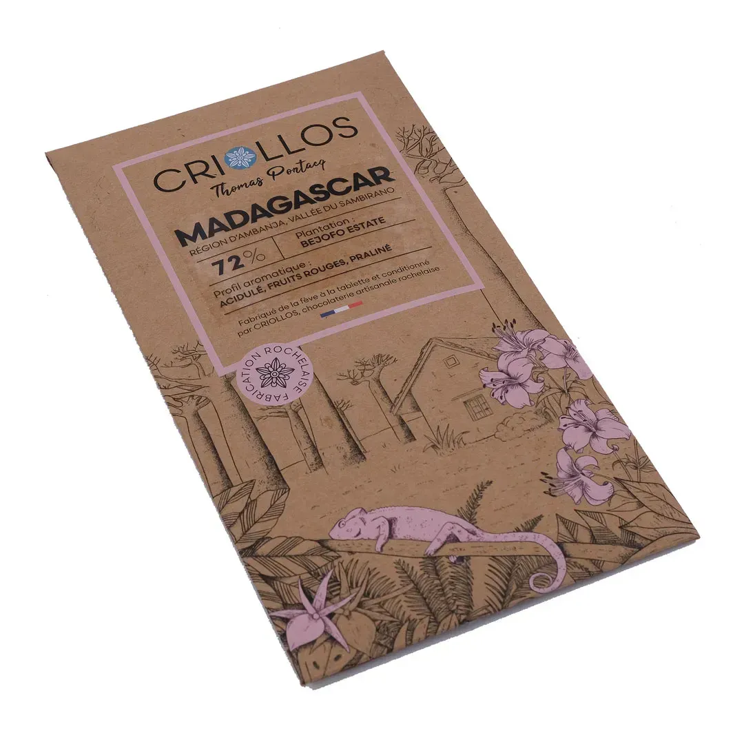 Tablette Bean to Bar – Madagascar Bejofo Estate 72%