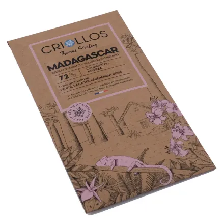Produit - Tablette Bean to Bar chocolat noir 72% – Madagascar