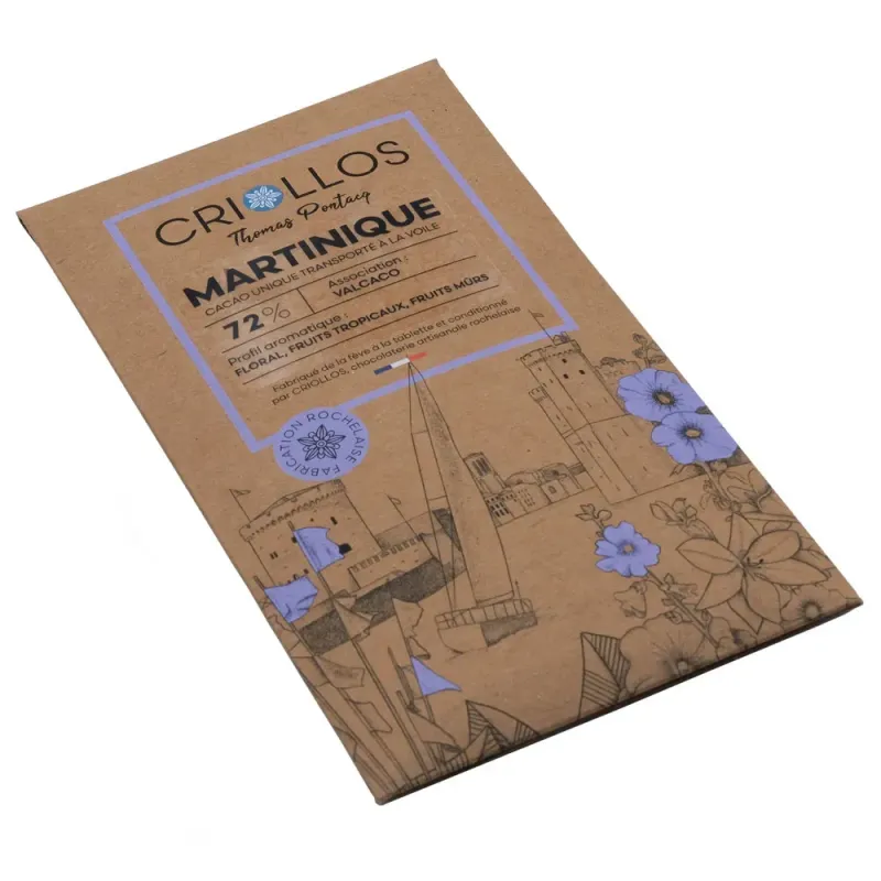 Tablette Bean to Bar – Martinique Valcaco 72%