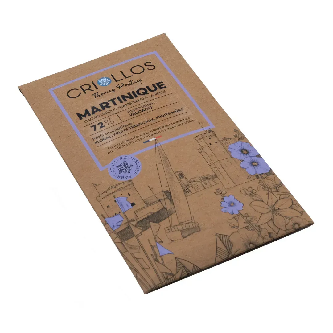 Tablette Bean to Bar – Martinique Valcaco 72%