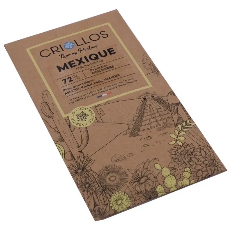 Tablette Bean to Bar – Mexique Don Jorge 72%