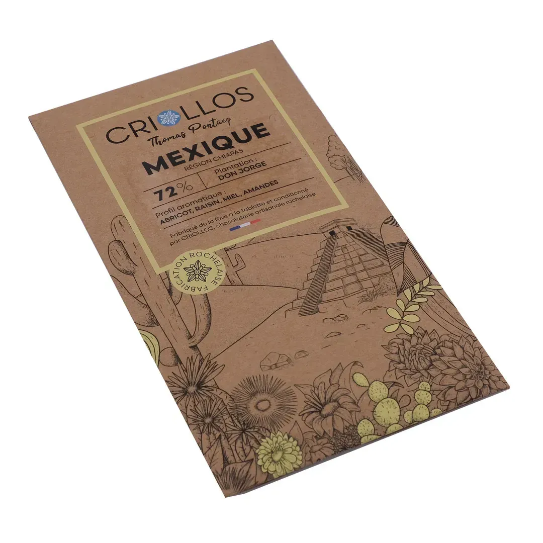 Tablette Bean to Bar – Mexique Don Jorge 72%