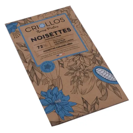 Produit - Tablette Bean to Bar – Noisettes Caramélisées Équateur