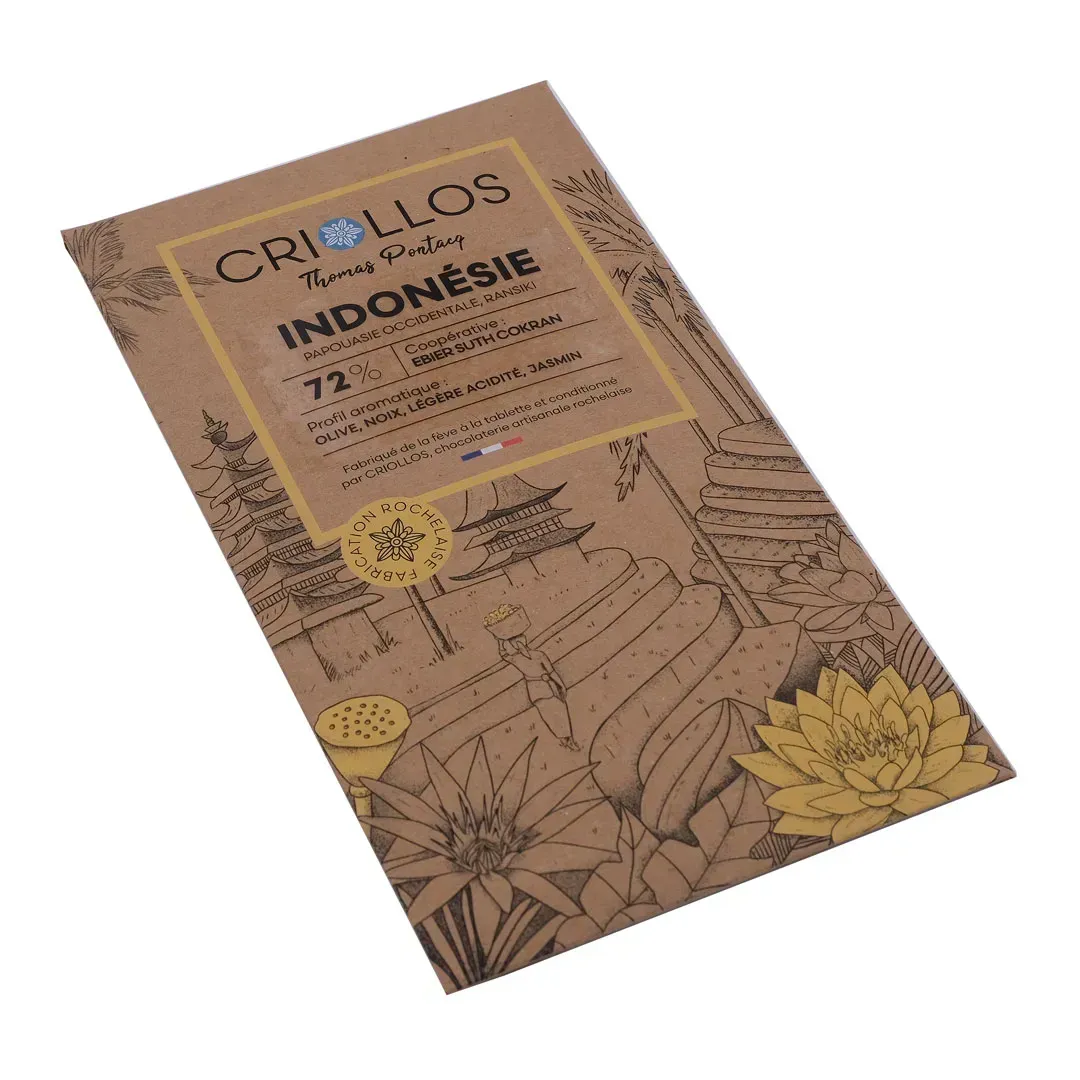 Tablette Bean to Bar – Papouasie Ebier Suth Cokran 72% Tablette Bean to Bar – Papouasie Ebier Suth Cokran 72%
