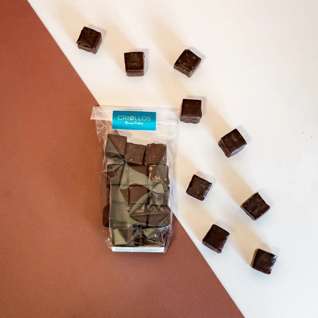 Guimauves Vanille – Enrobées Chocolat Noir 69%