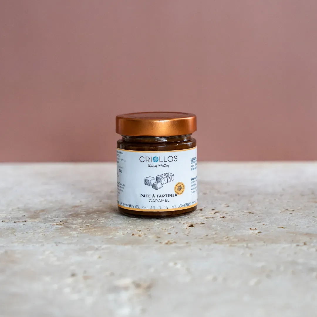 Pâte à Tartiner Caramel Beurre Salé – Fleur de Sel Île de Ré Pâte à Tartiner Caramel Beurre Salé – Fleur de Sel Île de Ré