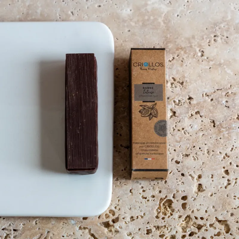Barre Intense Pérou 72% – Praliné Noisette Croustillant Barre Intense Pérou 72% – Praliné Noisette Croustillant