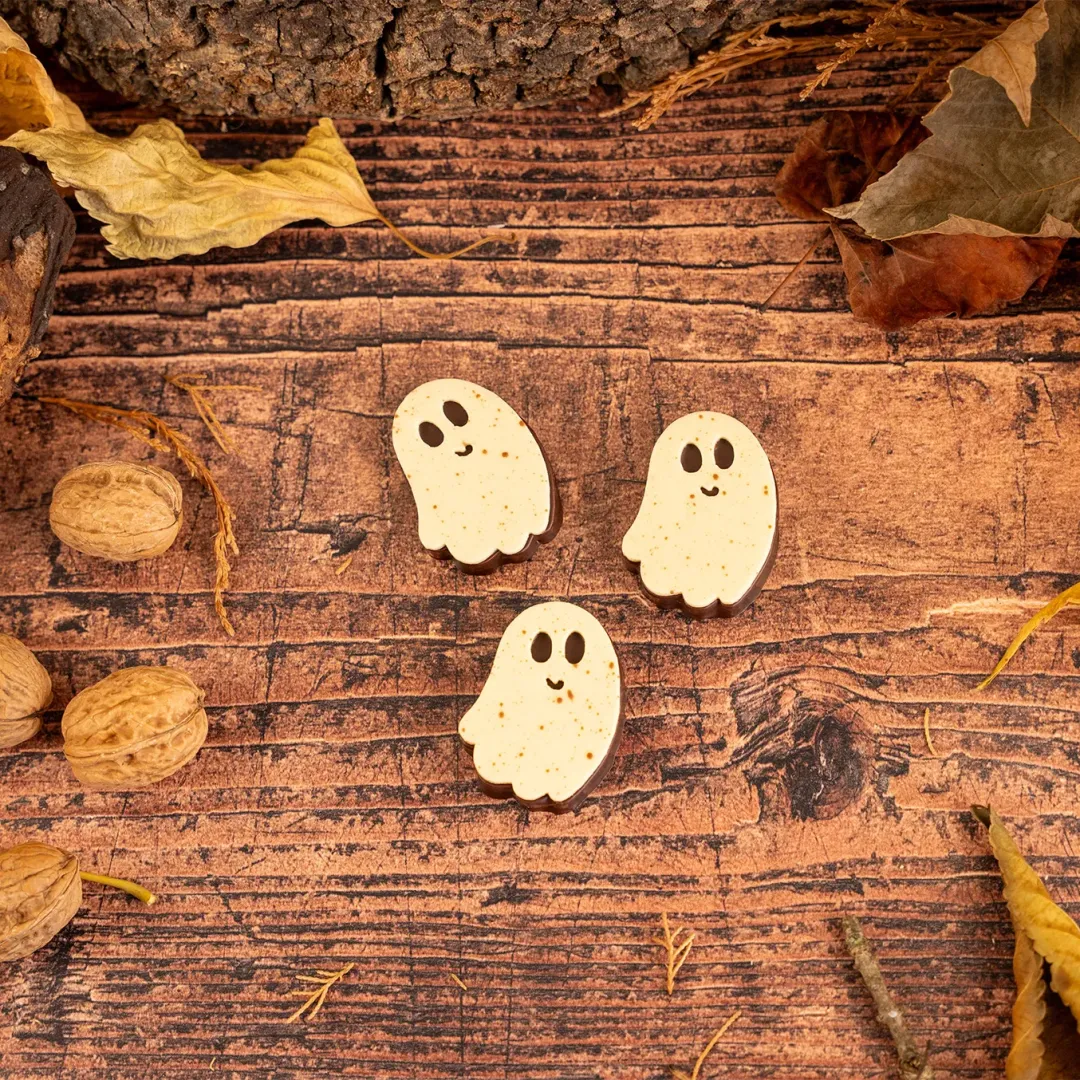 Petits Fantômes en chocolat pour Halloween | Criollos Petits Fantômes en chocolat pour Halloween | Criollos
