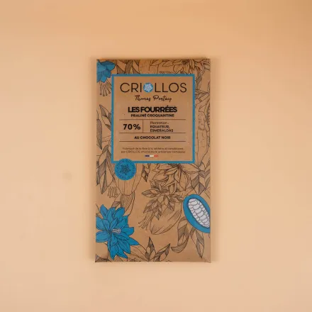 Produit - Tablette Bean to Bar - Praliné croquantine