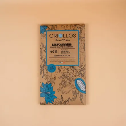 Produit - Tablette Bean to Bar - Praliné galette charentaise