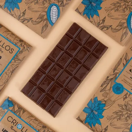 Produit - Tablette Bean to Bar - Praliné ancien et Pain malté