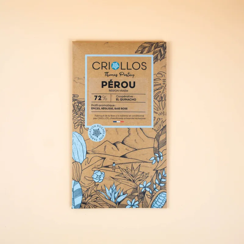 Tablette Bean to Bar – El Quinacho Noir 72% Tablette Bean to Bar – El Quinacho Noir 72%